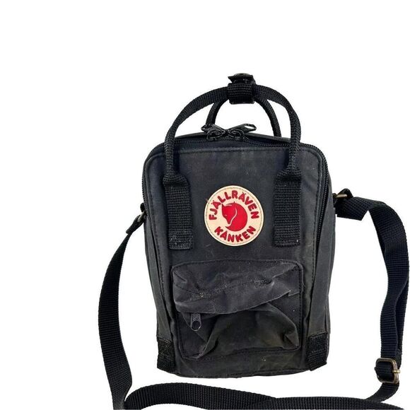 Fjallraven 23797 Kanken Backpack Black Greenland Small Crossbody